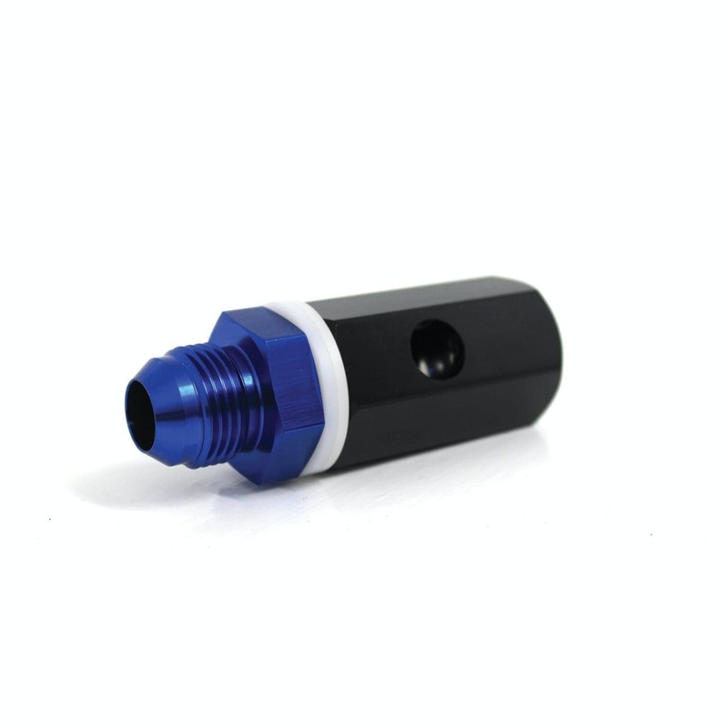 Russell 612473 Hose End; Radius Port; 90?, -8AN inlet, -8AN out; Black Finish